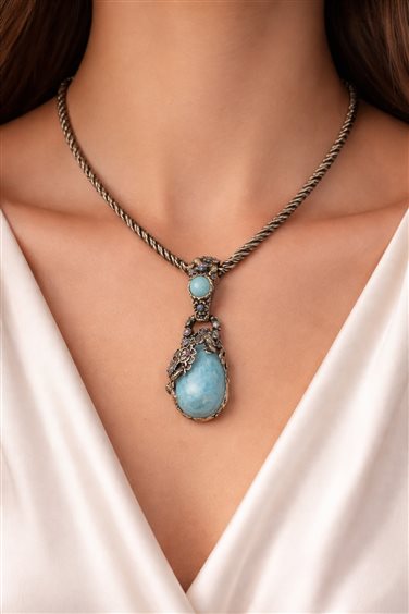 Collier Alcozer & J Femme in  Alliage Métallique Calcedonio C178BA14 - C178BA14